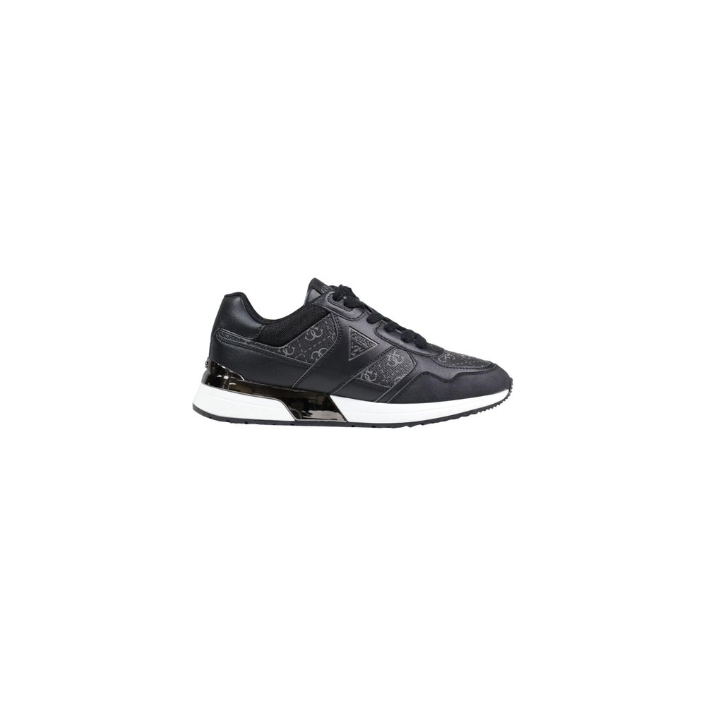 Guess Gray Leather Athletic Sneakers