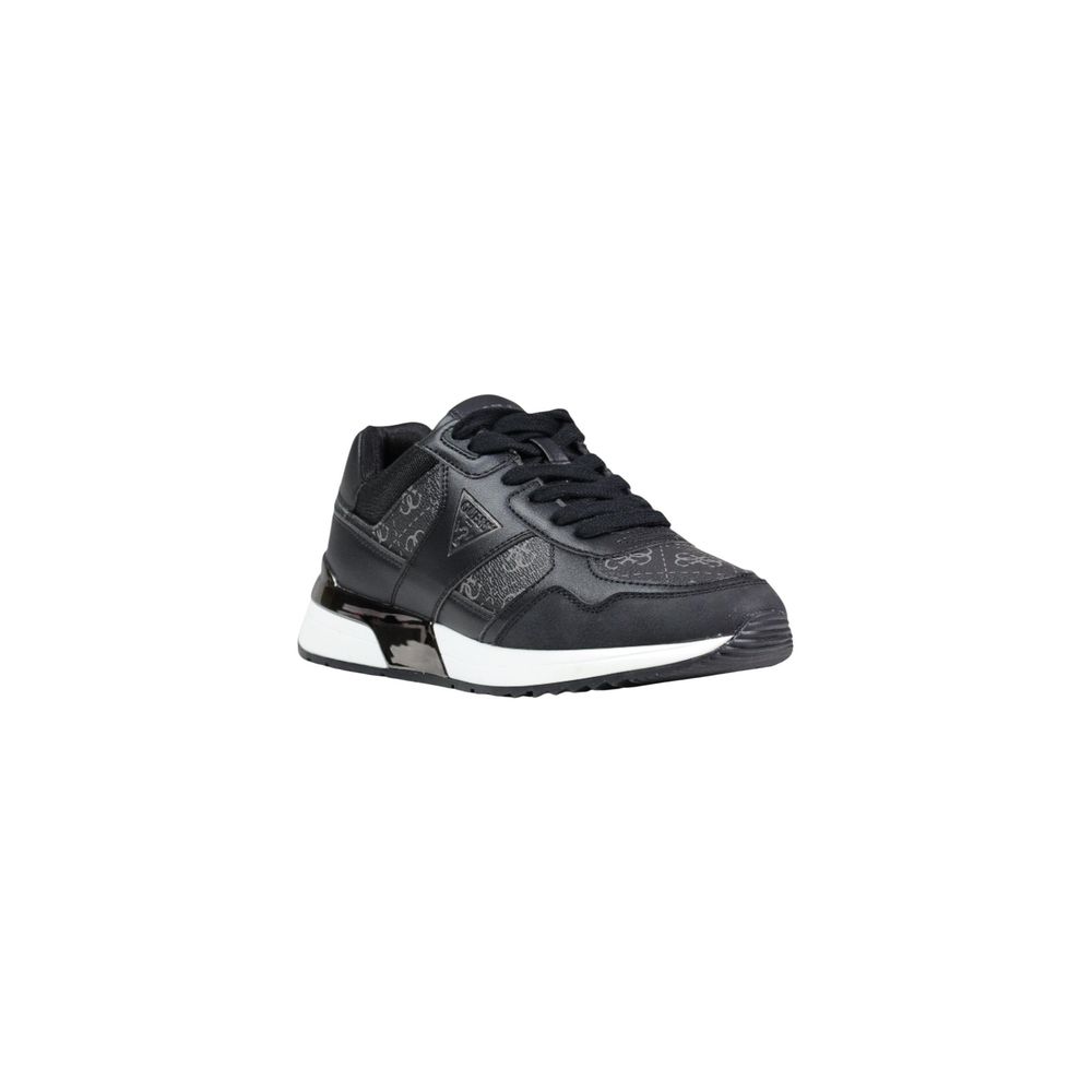 Guess Gray Leather Athletic Sneakers