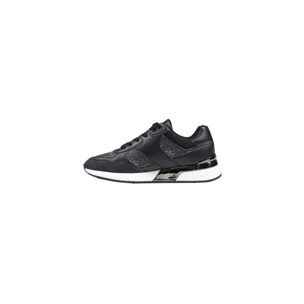 Guess Gray Leather Athletic Sneakers