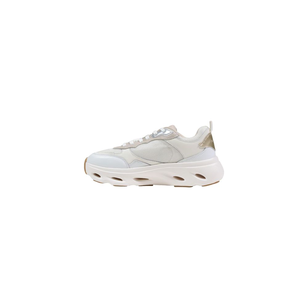 PINKO White Leather Chunky Sneakers