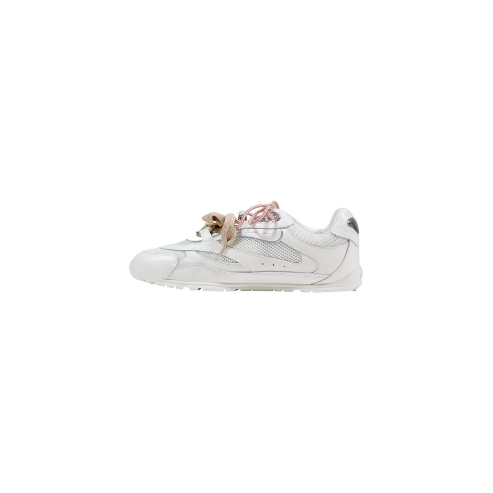 PINKO White Leather Sneakers