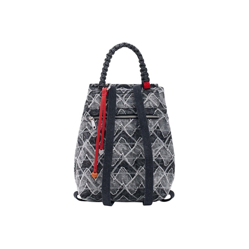 Desigual Black Polyester Backpack