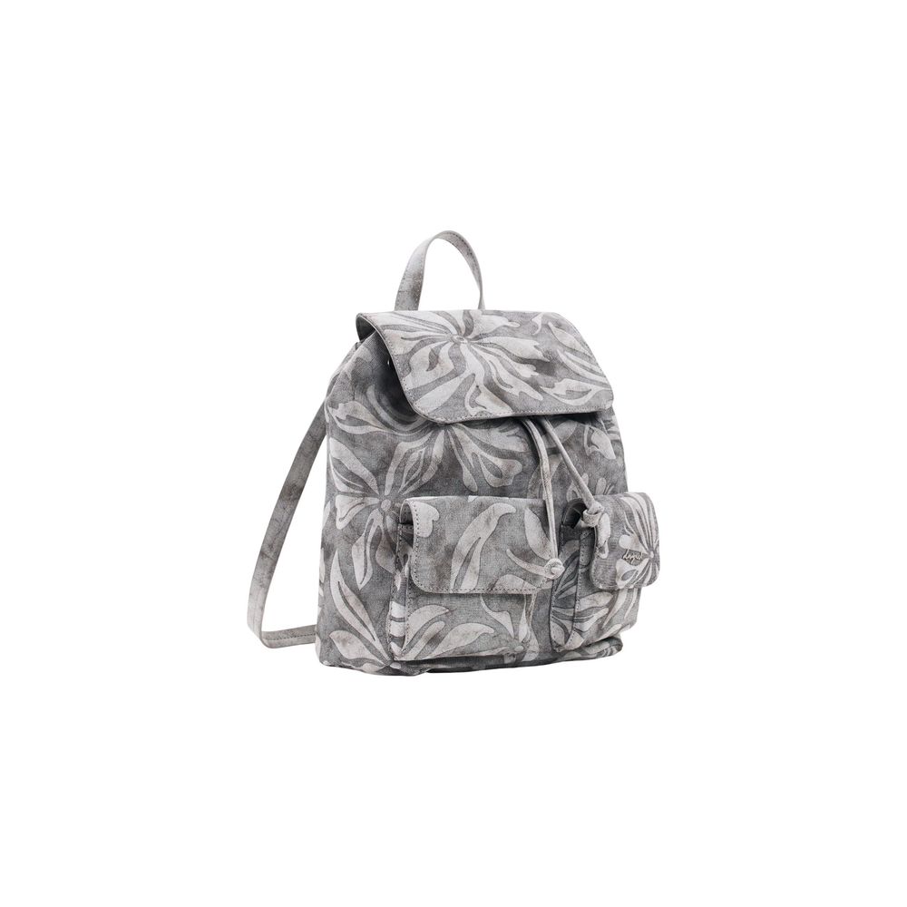 Desigual Gray Cotton Backpack