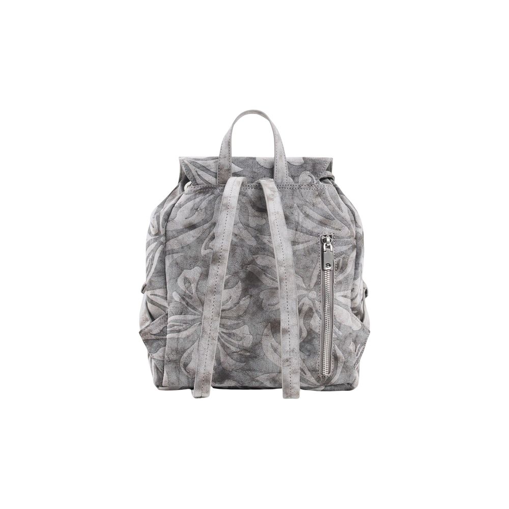 Desigual Gray Cotton Backpack