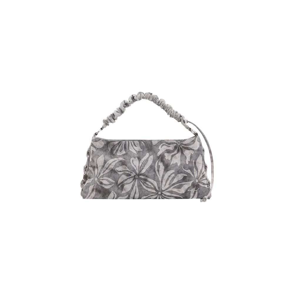 Desigual Gray Cotton Handbag