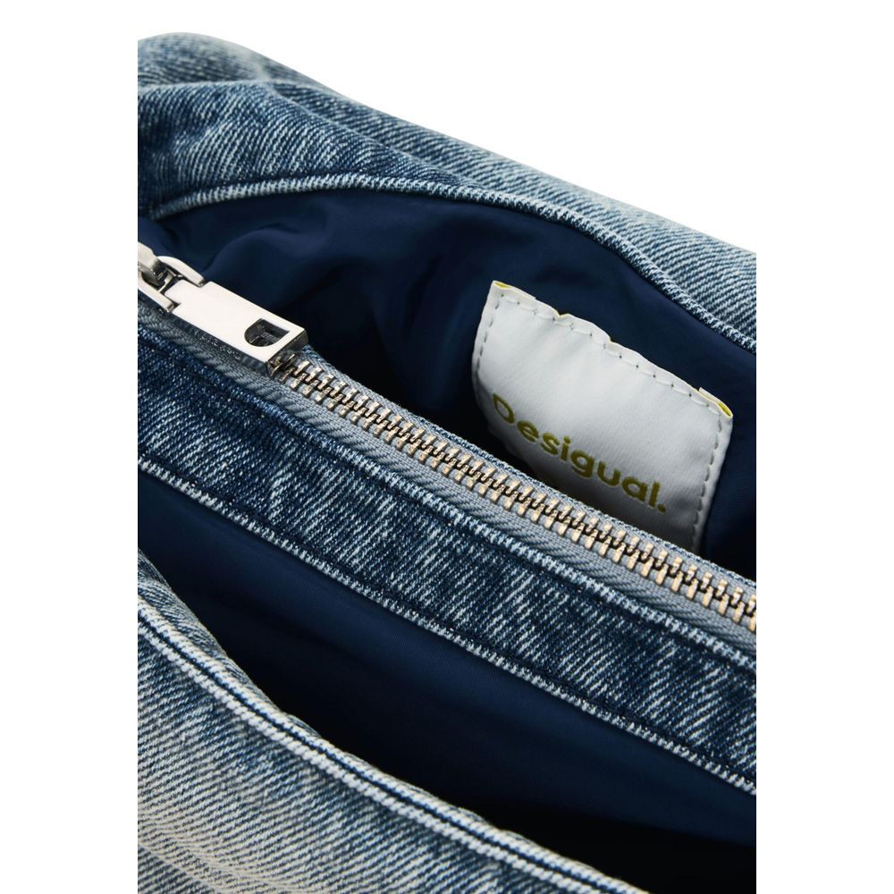 Desigual Blue Polyester Handbag
