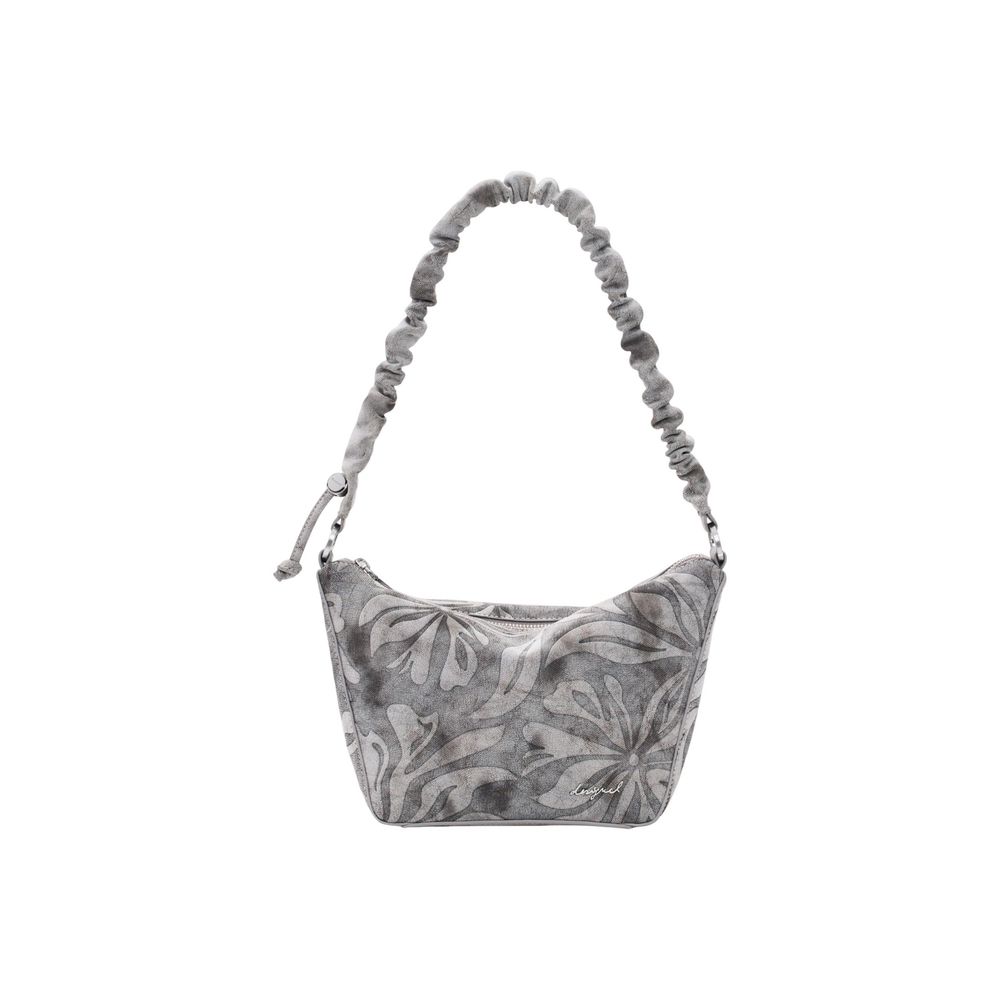 Desigual Gray Cotton Handbag