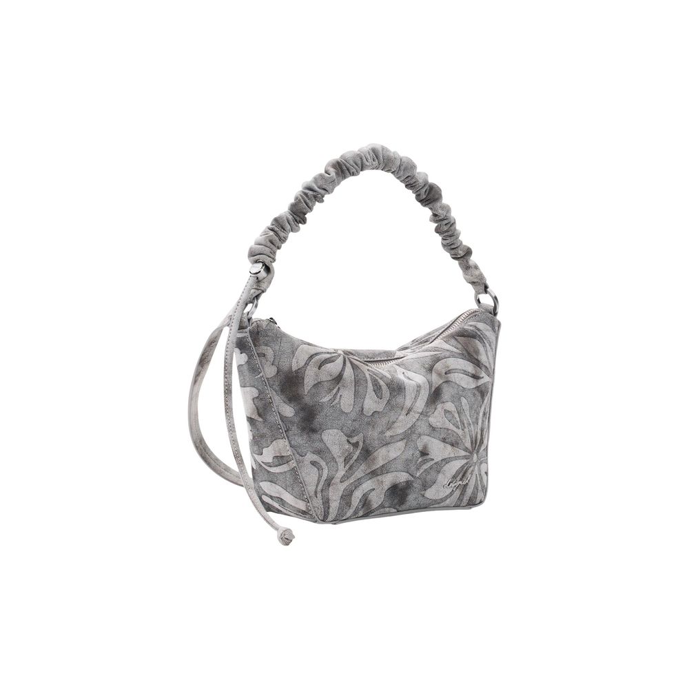 Desigual Gray Cotton Handbag