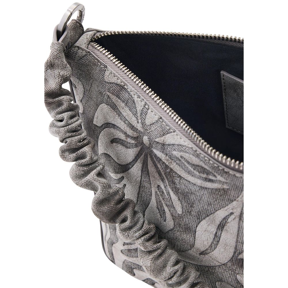 Desigual Gray Cotton Handbag