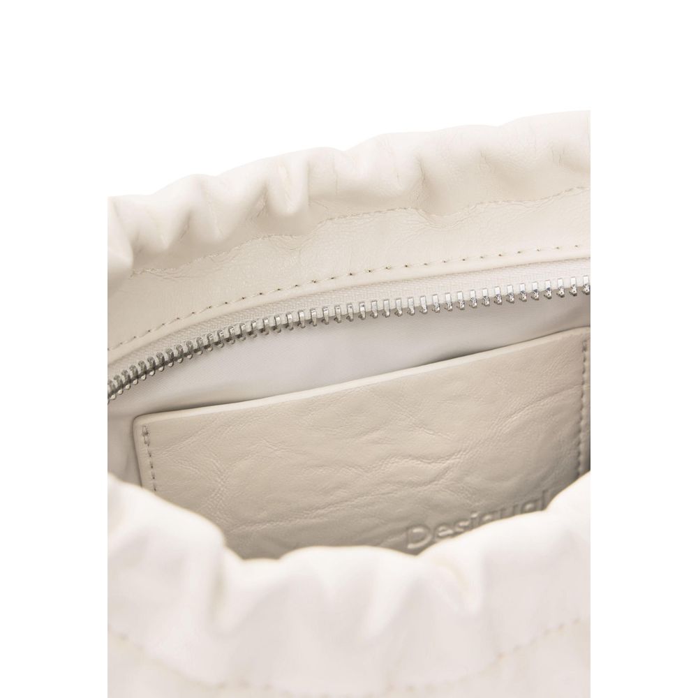 Desigual Beige Polyester Handbag