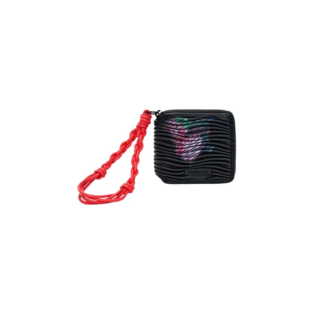Desigual Black Polyester Wallet