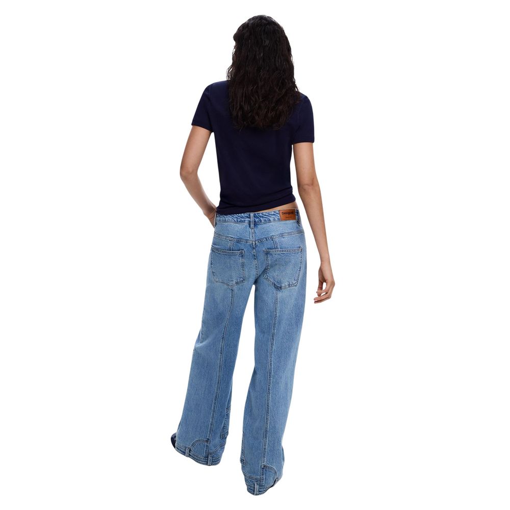 Desigual Blue Cotton T-Shirt