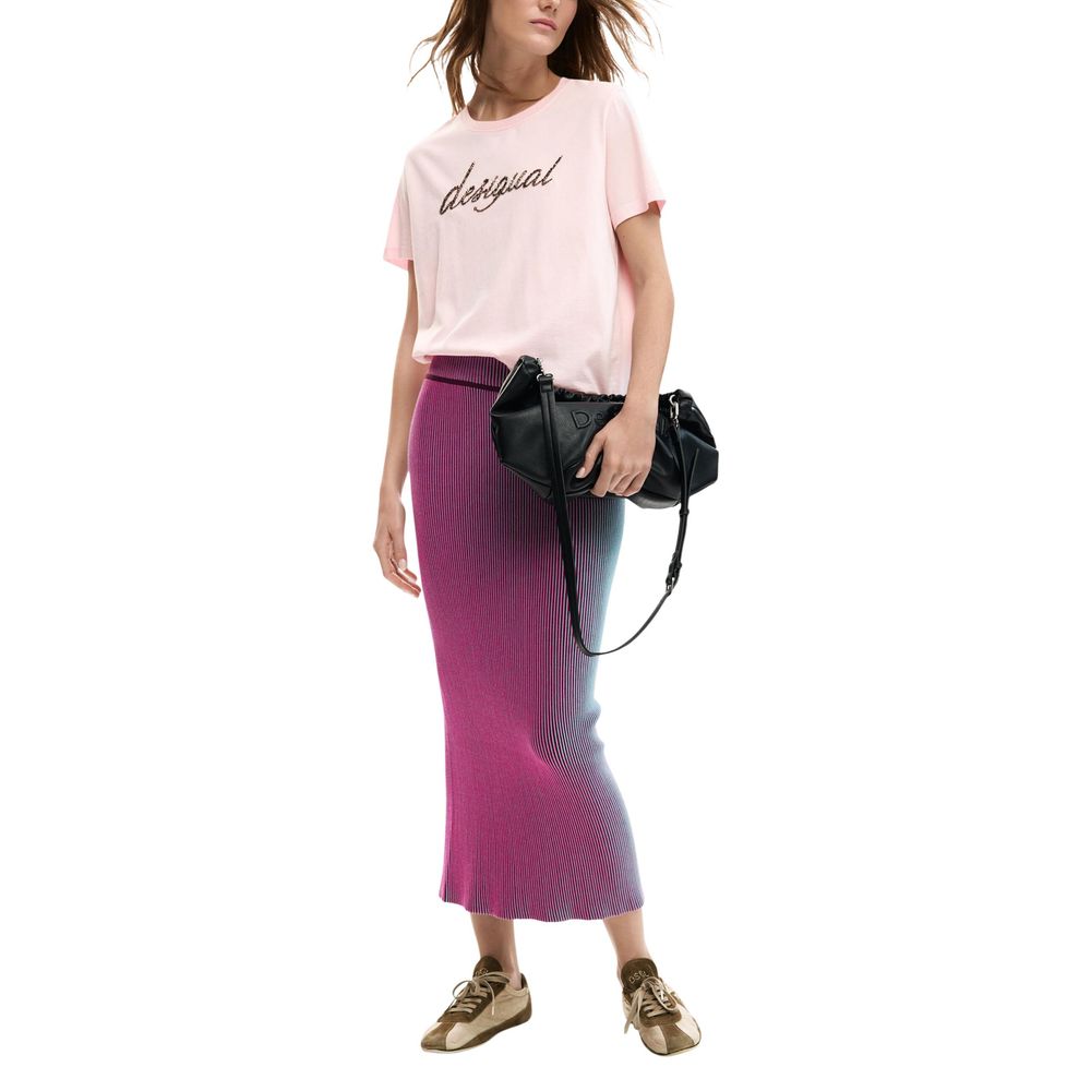 Desigual Multicolor Cotton T-Shirt