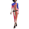 Desigual Purple Polyester Long Dress