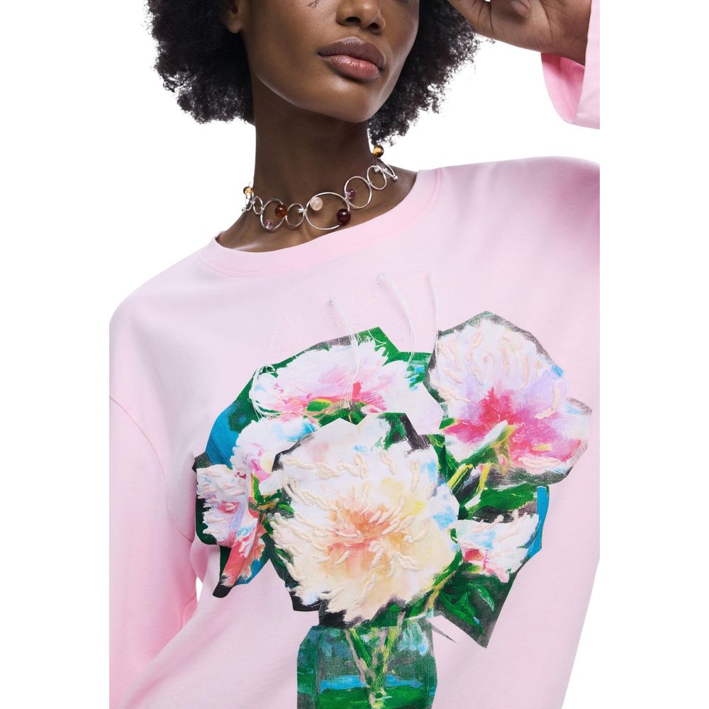 Desigual Multicolor Cotton Long Sleeve T-Shirt