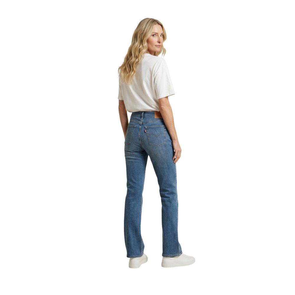 Levi's Blue Cotton Bootcut Jeans