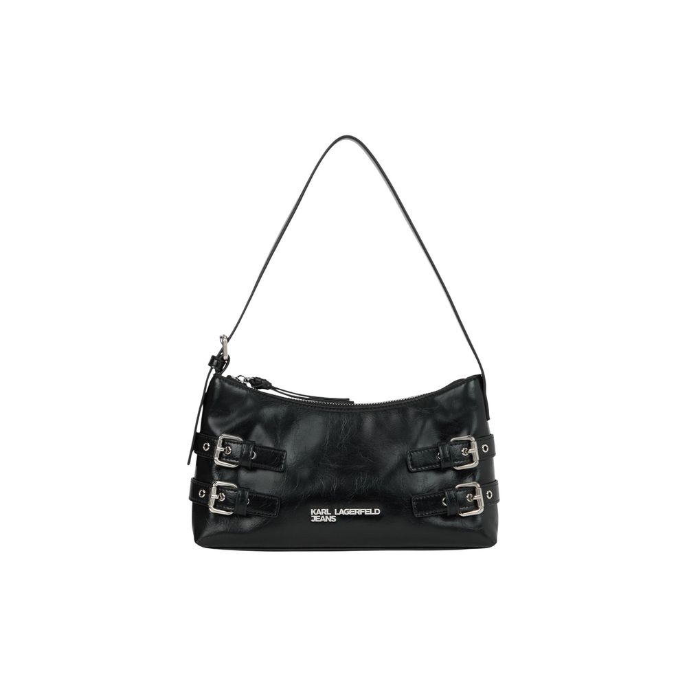 Karl Lagerfeld Black Polyethylene Handbag