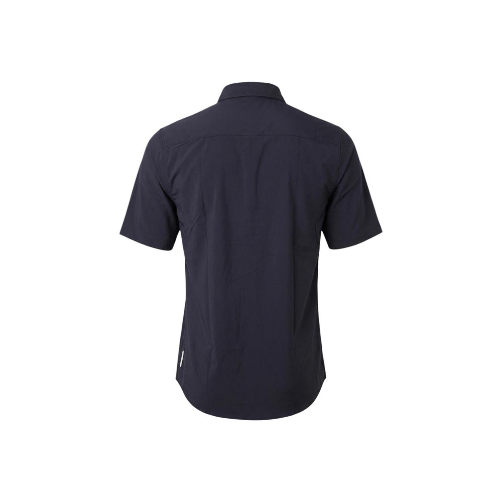 Armani Exchange Blue Polyamide Shortsleeve Shirt