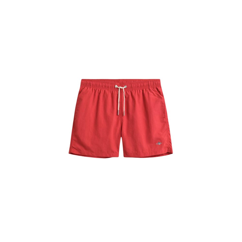 Gant Red Recycled Polyamide Swim Shorts