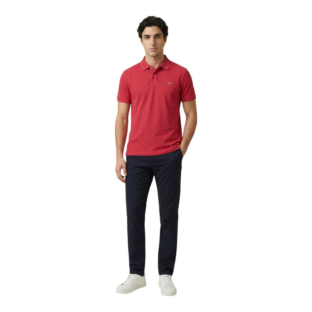 Gant Red Cotton Polo Shirt