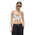 Karl Lagerfeld White Viscose Top