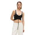 Karl Lagerfeld Black Viscose Top