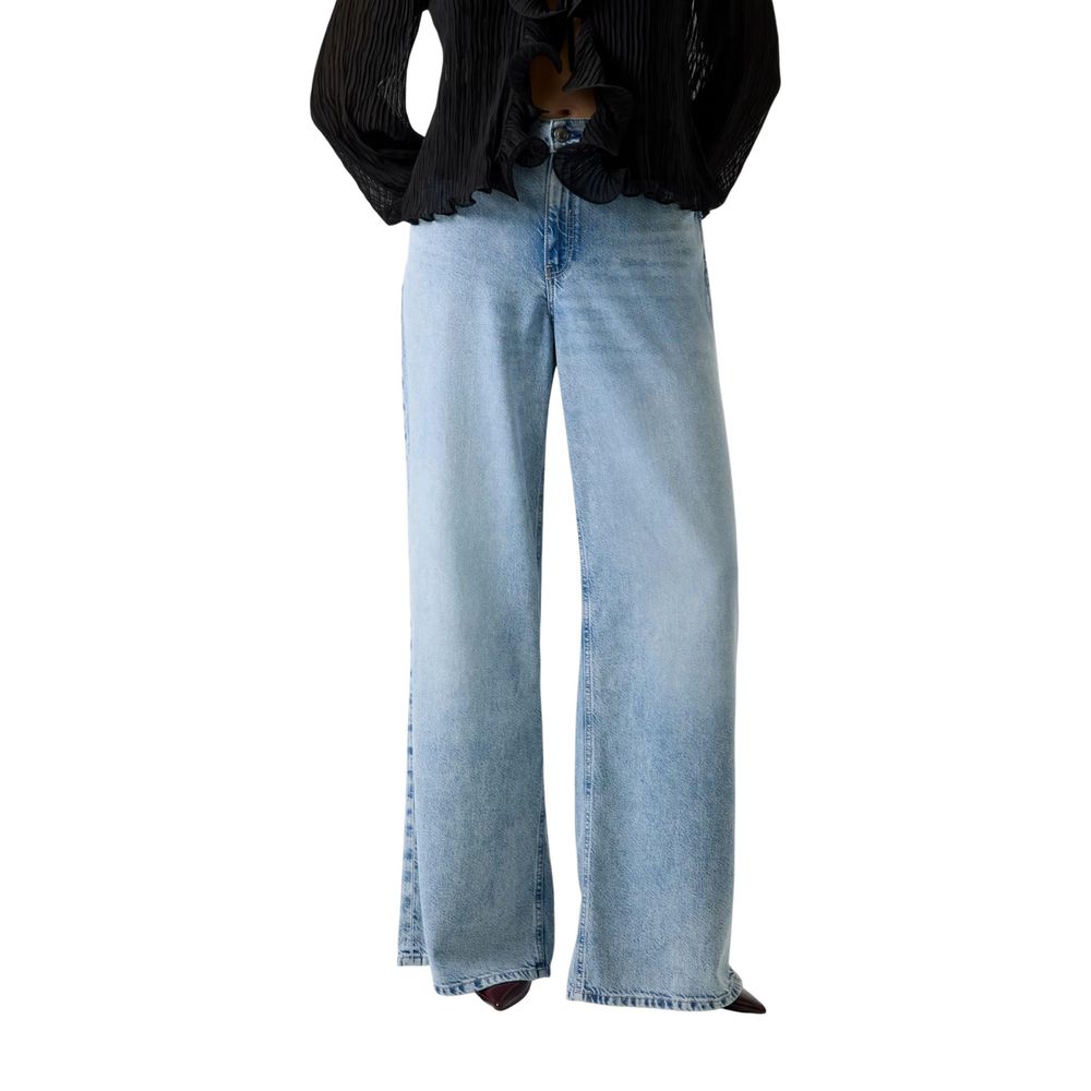 Guess Light Blue Lyocell Relaxed Fit Jeans