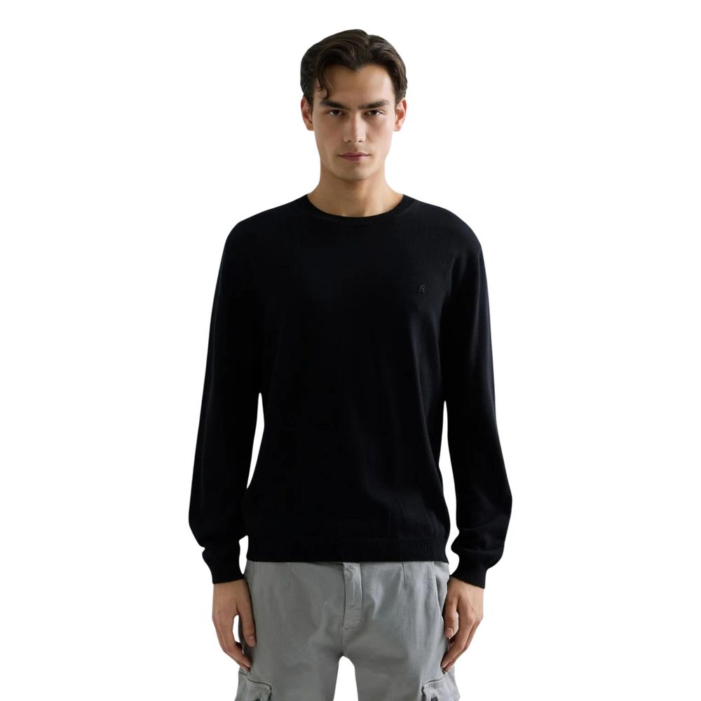 Replay Black Cotton Sweatshirt