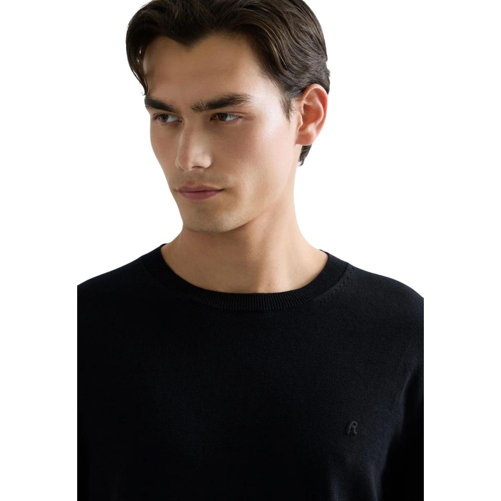 Replay Black Cotton Sweatshirt