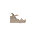 Calvin Klein Beige Polyethylene Platform Sandals