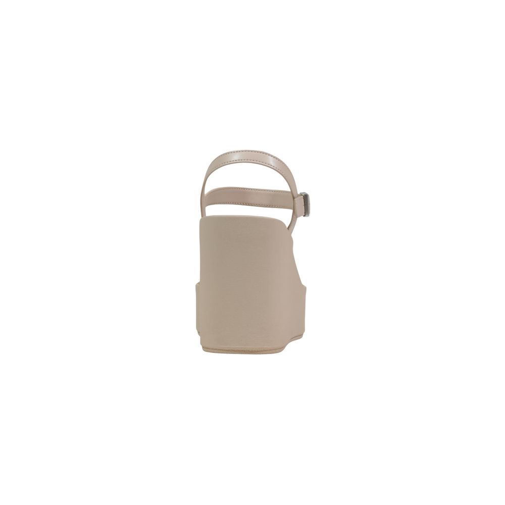 Calvin Klein Beige Polyethylene Platform Sandals