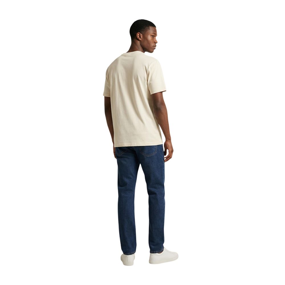 Calvin Klein Jeans Beige Cotton T-Shirt