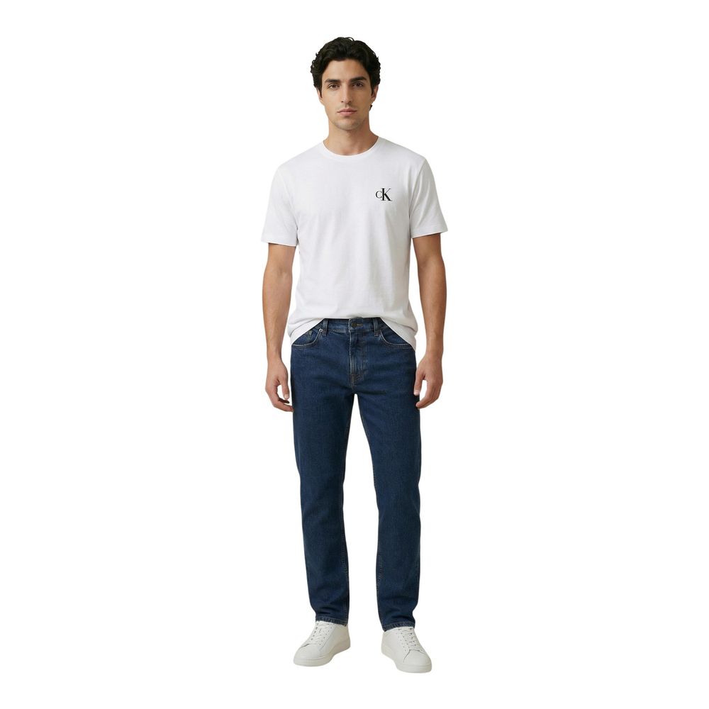 Calvin Klein Jeans White Cotton T-Shirt