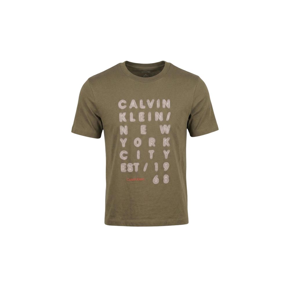 Calvin Klein Jeans Green Cotton T-Shirt