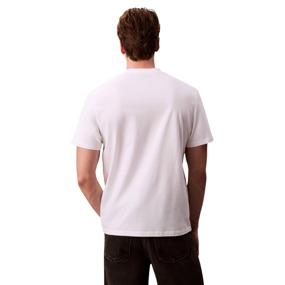 Calvin Klein Jeans White Cotton T-Shirt