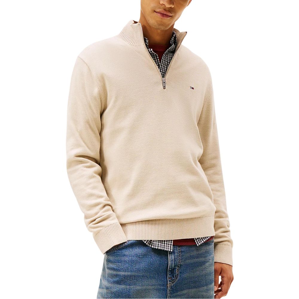 Tommy Hilfiger Jeans Beige Organic Cotton Sweatshirt