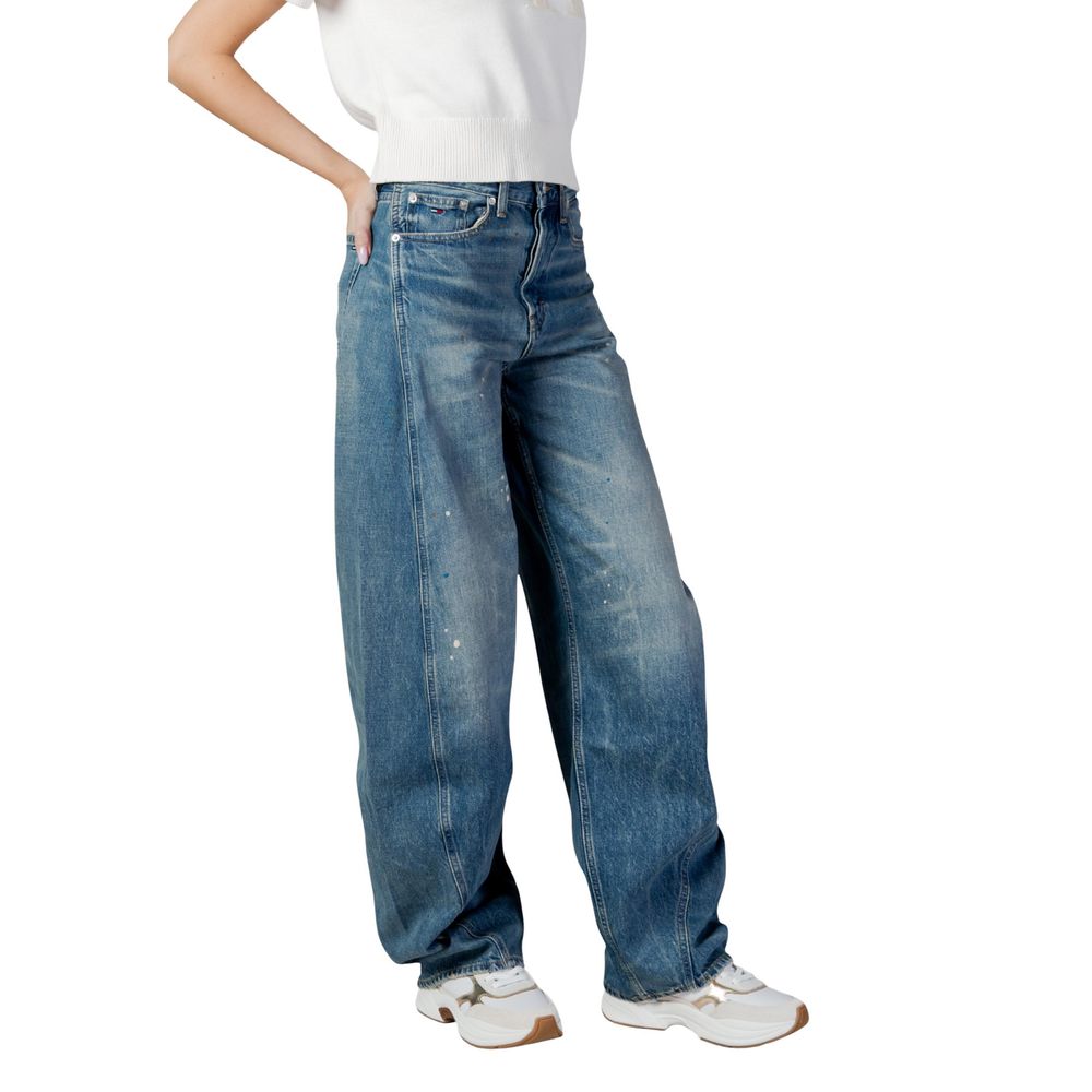 Tommy Hilfiger Jeans Blue Recycled Cotton Flared Jeans