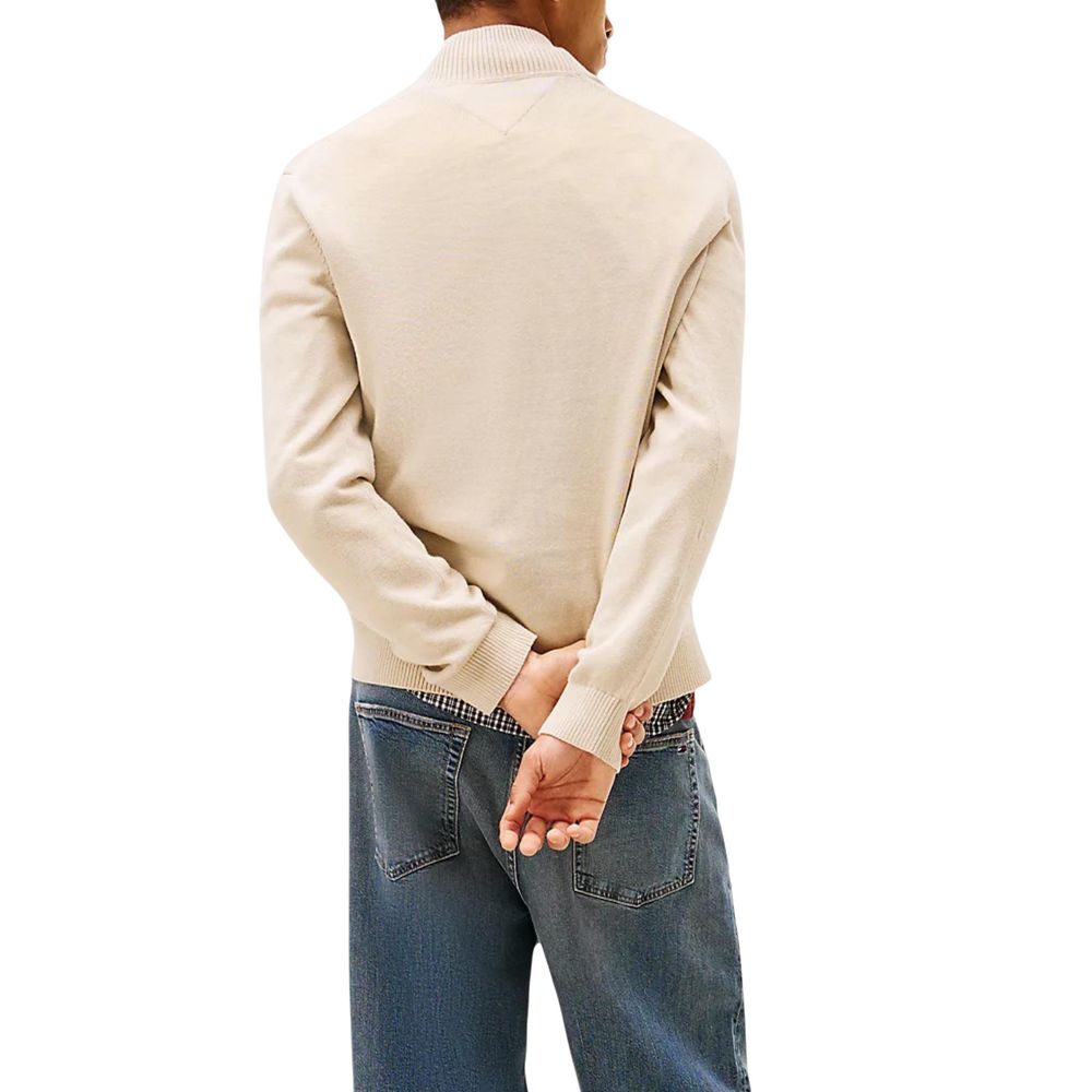 Tommy Hilfiger Jeans Beige Organic Cotton Sweatshirt