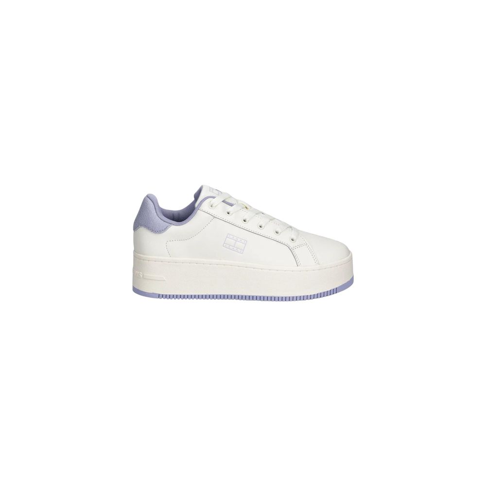 Tommy Hilfiger Jeans White Leather Chunky Sneakers