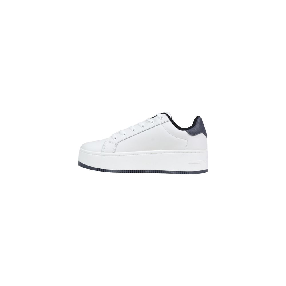 Tommy Hilfiger Jeans White Leather Chunky Sneakers