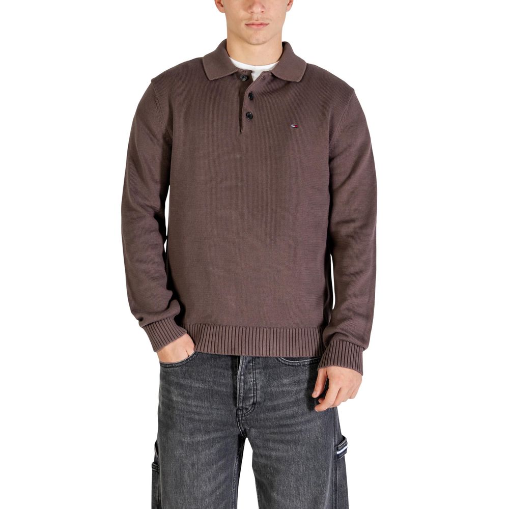 Tommy Hilfiger Jeans Brown Organic Cotton Sweatshirt