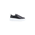 Armani Exchange Black Leather Low Top Sneakers