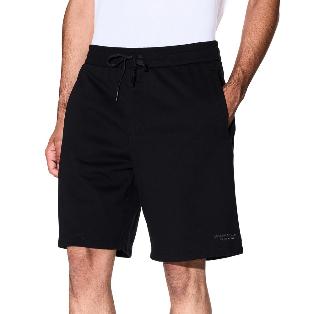 Armani Exchange Black Cotton Sportswear