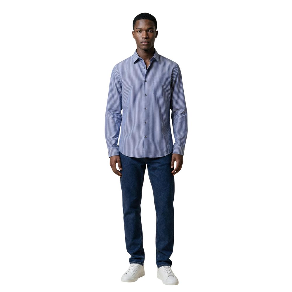 Armani Exchange Bicolor Cotton Dress Shirt