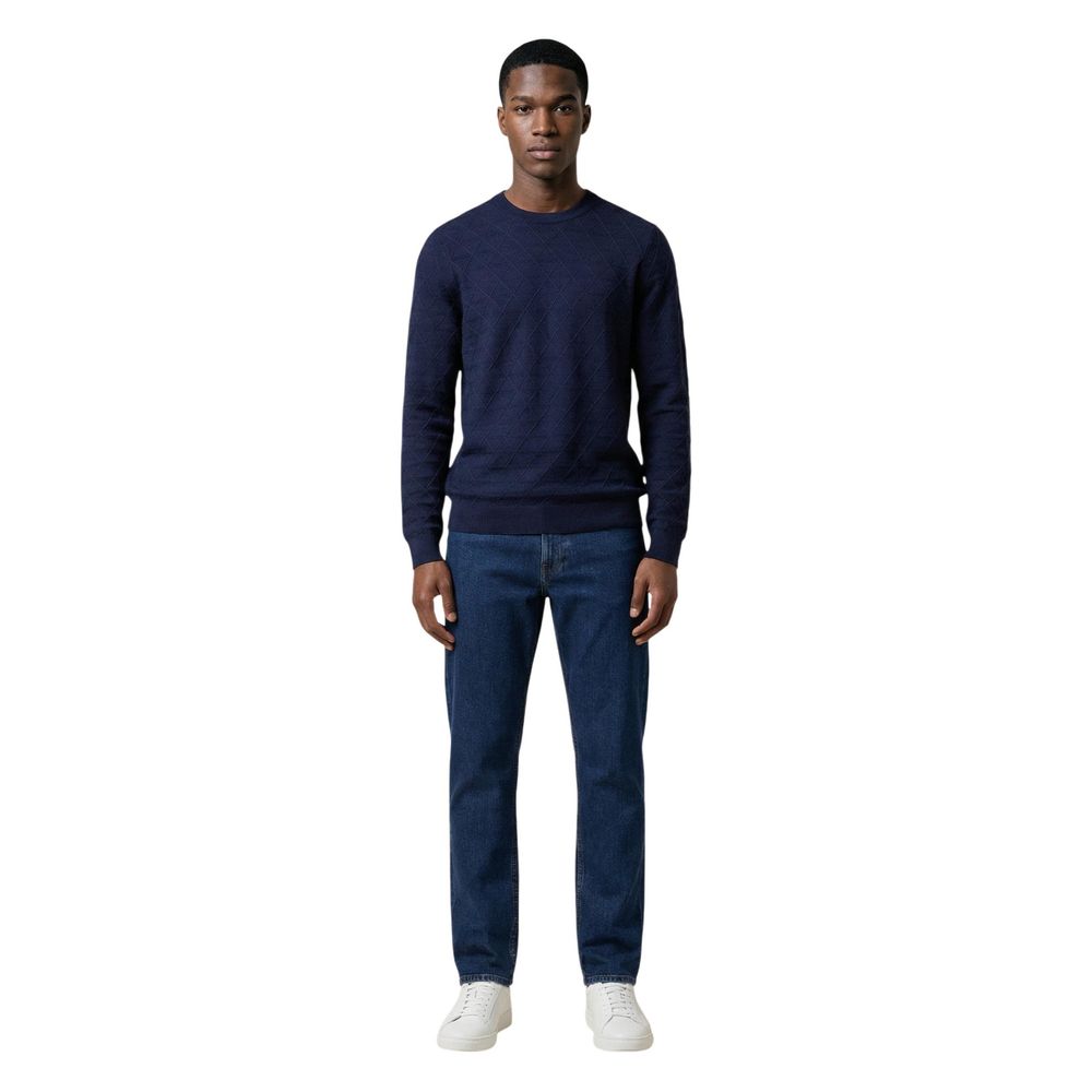 Armani Exchange Blue Viscose Sweatshirt