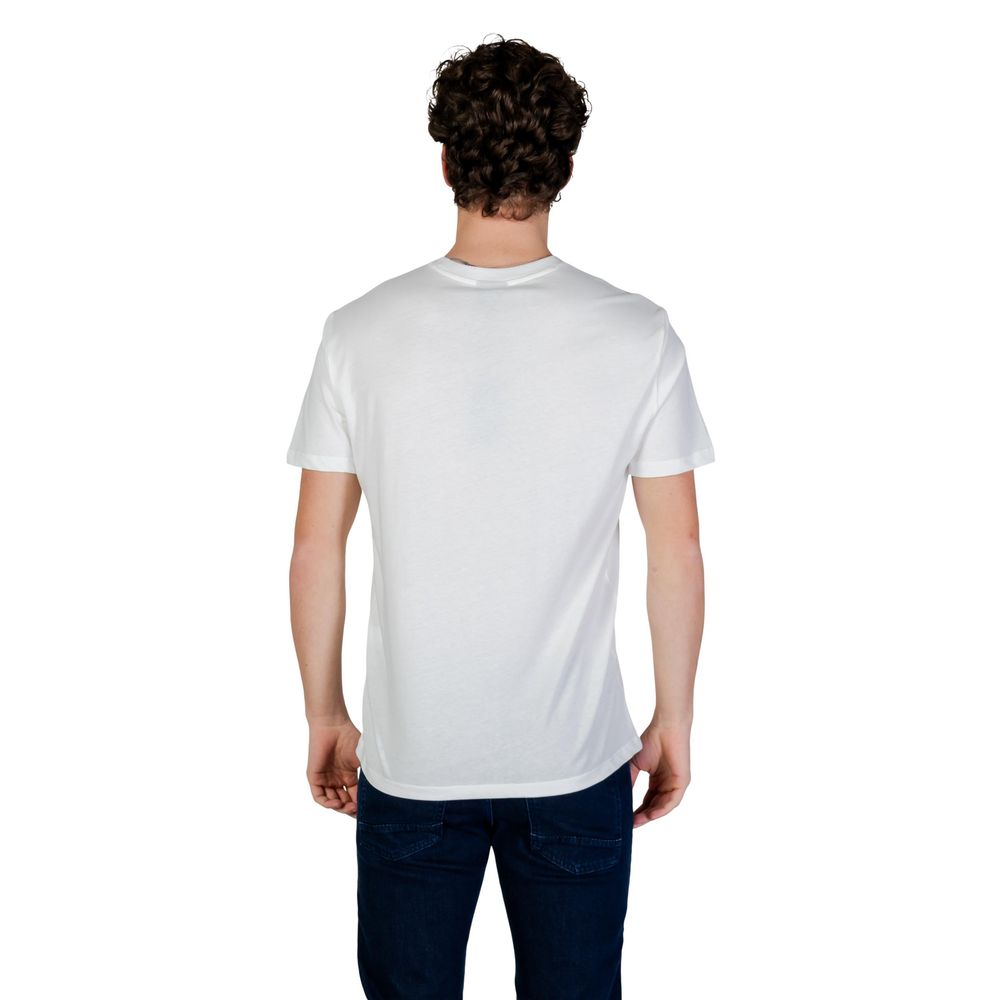 Armani Exchange White Cotton T-Shirt