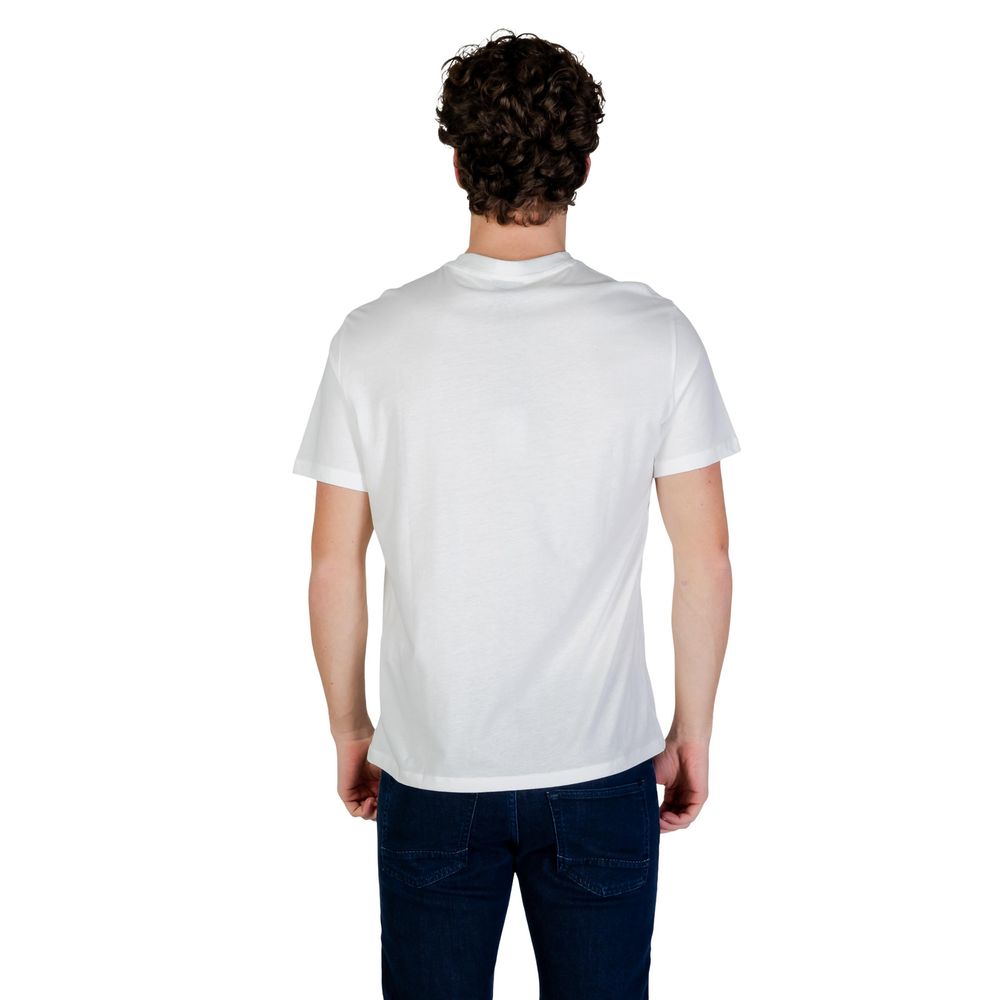 Armani Exchange White Cotton T-Shirt