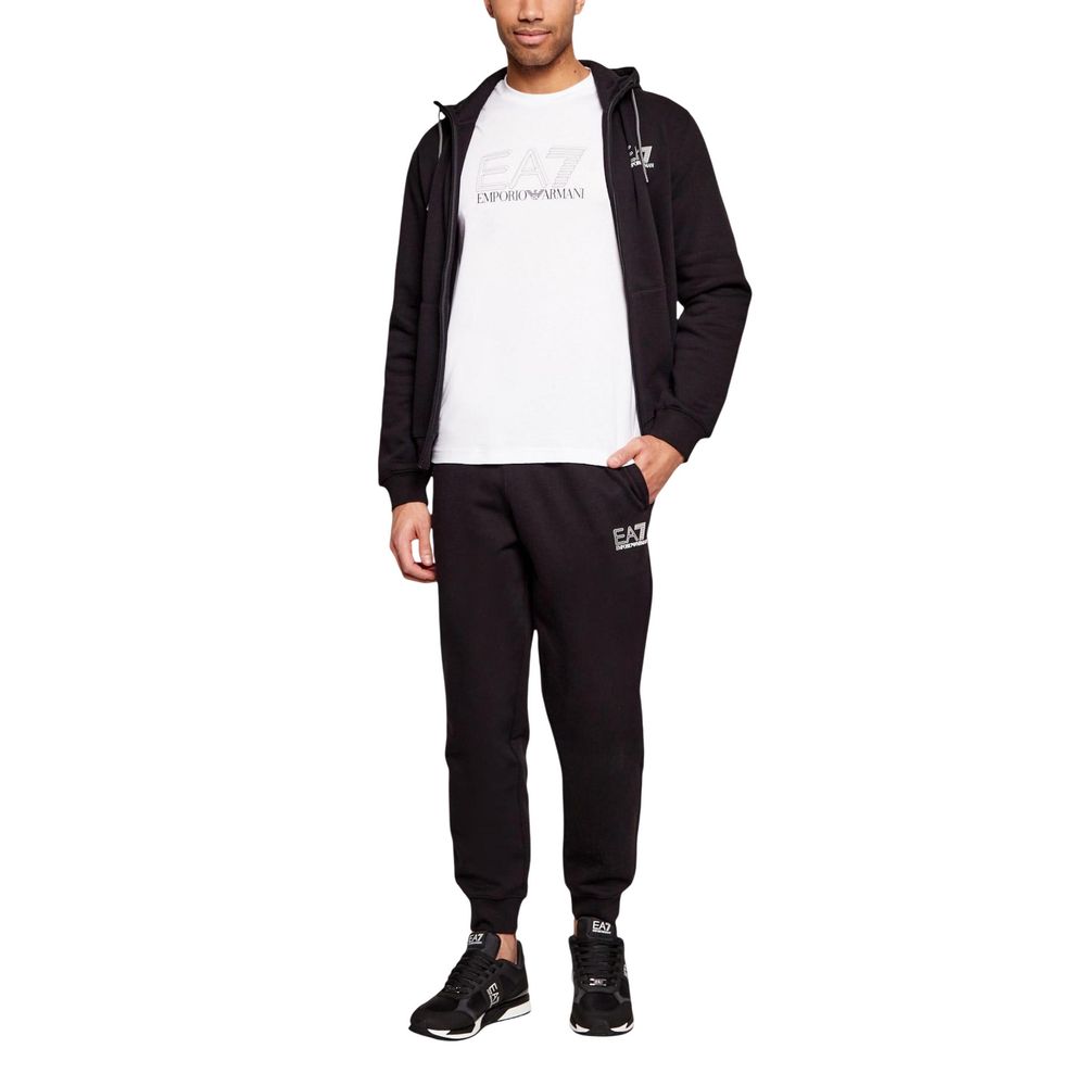 EA7 Emporio Armani White Cotton T-Shirt