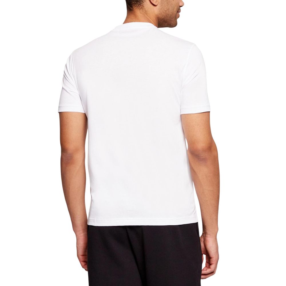 EA7 Emporio Armani White Cotton T-Shirt