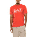 EA7 Emporio Armani Red Cotton T-Shirt